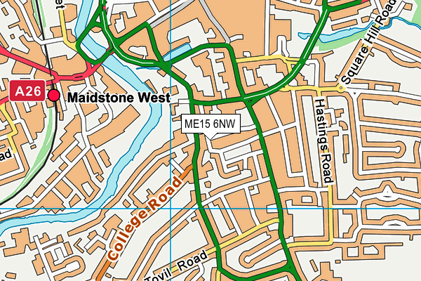 ME15 6NW map - OS VectorMap District (Ordnance Survey) ME15 6NW map - OS VectorMap District (Ordnance Survey)