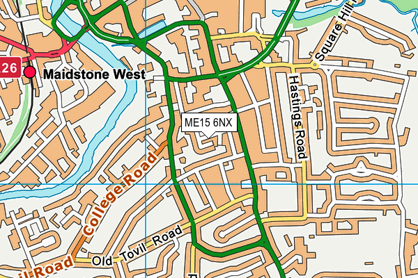ME15 6NX map - OS VectorMap District (Ordnance Survey) ME15 6NX map - OS VectorMap District (Ordnance Survey)