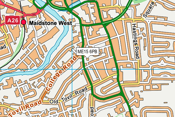 ME15 6PB map - OS VectorMap District (Ordnance Survey) ME15 6PB map - OS VectorMap District (Ordnance Survey)