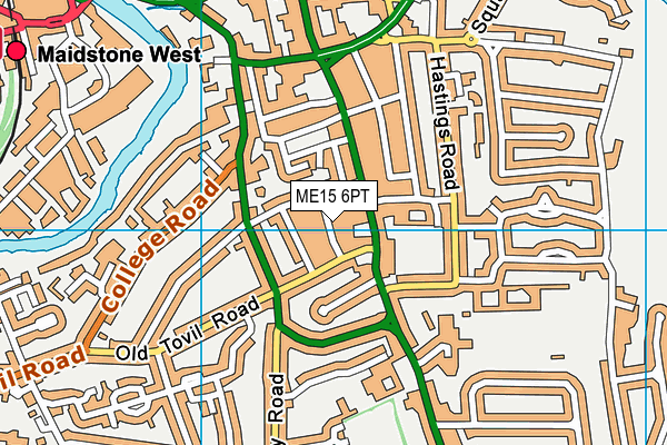 ME15 6PT map - OS VectorMap District (Ordnance Survey) ME15 6PT map - OS VectorMap District (Ordnance Survey)