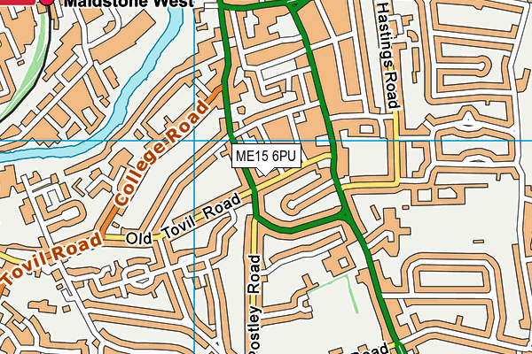 ME15 6PU map - OS VectorMap District (Ordnance Survey) ME15 6PU map - OS VectorMap District (Ordnance Survey)