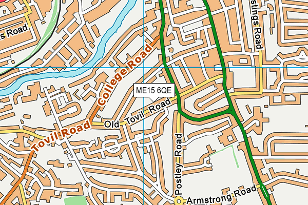 ME15 6QE map - OS VectorMap District (Ordnance Survey) ME15 6QE map - OS VectorMap District (Ordnance Survey)