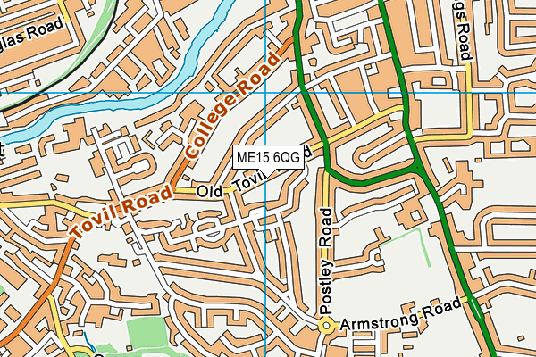ME15 6QG map - OS VectorMap District (Ordnance Survey) ME15 6QG map - OS VectorMap District (Ordnance Survey)