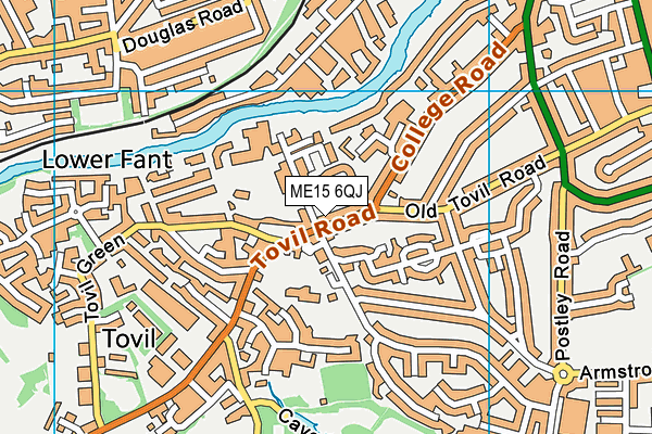 ME15 6QJ map - OS VectorMap District (Ordnance Survey) ME15 6QJ map - OS VectorMap District (Ordnance Survey)