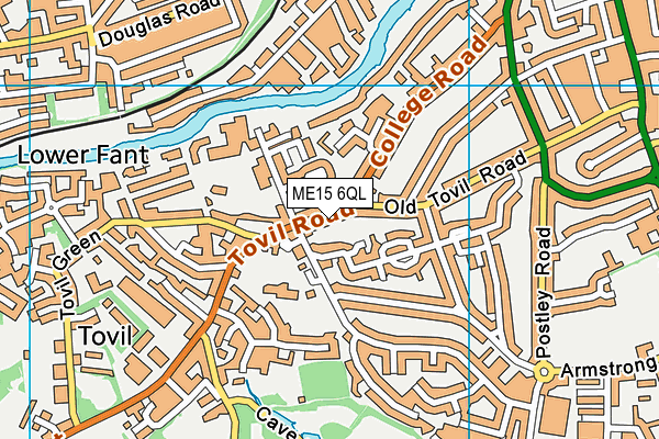 ME15 6QL map - OS VectorMap District (Ordnance Survey) ME15 6QL map - OS VectorMap District (Ordnance Survey)