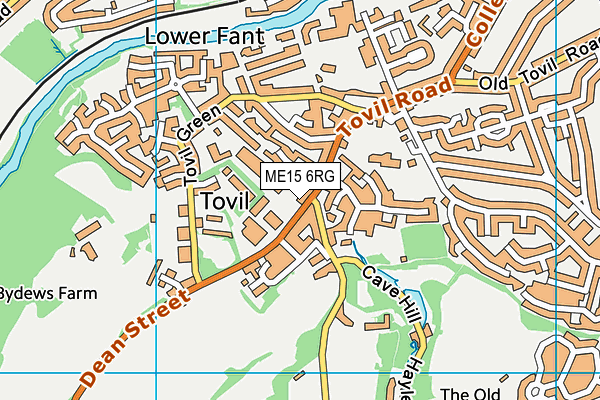 ME15 6RG map - OS VectorMap District (Ordnance Survey) ME15 6RG map - OS VectorMap District (Ordnance Survey)