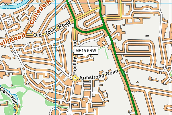 ME15 6RW map - OS VectorMap District (Ordnance Survey) ME15 6RW map - OS VectorMap District (Ordnance Survey)