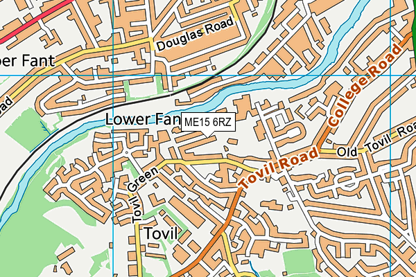 ME15 6RZ map - OS VectorMap District (Ordnance Survey) ME15 6RZ map - OS VectorMap District (Ordnance Survey)