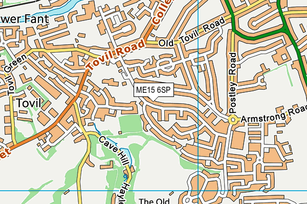 ME15 6SP map - OS VectorMap District (Ordnance Survey) ME15 6SP map - OS VectorMap District (Ordnance Survey)