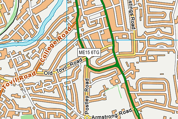 ME15 6TG map - OS VectorMap District (Ordnance Survey) ME15 6TG map - OS VectorMap District (Ordnance Survey)