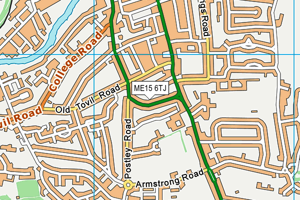 ME15 6TJ map - OS VectorMap District (Ordnance Survey) ME15 6TJ map - OS VectorMap District (Ordnance Survey)