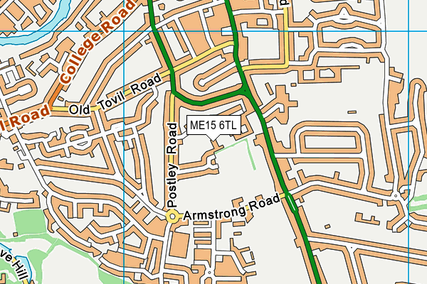 ME15 6TL map - OS VectorMap District (Ordnance Survey) ME15 6TL map - OS VectorMap District (Ordnance Survey)