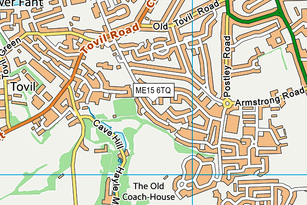 ME15 6TQ map - OS VectorMap District (Ordnance Survey) ME15 6TQ map - OS VectorMap District (Ordnance Survey)