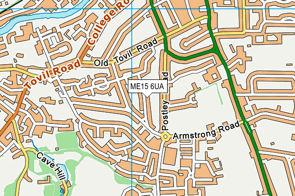 ME15 6UA map - OS VectorMap District (Ordnance Survey) ME15 6UA map - OS VectorMap District (Ordnance Survey)