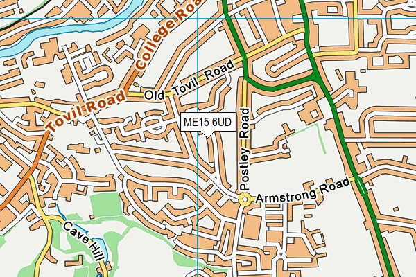ME15 6UD map - OS VectorMap District (Ordnance Survey) ME15 6UD map - OS VectorMap District (Ordnance Survey)
