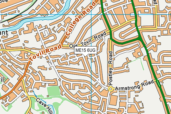 ME15 6UG map - OS VectorMap District (Ordnance Survey) ME15 6UG map - OS VectorMap District (Ordnance Survey)