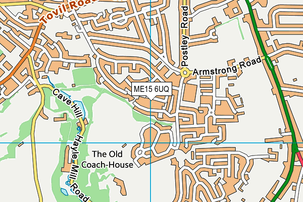 ME15 6UQ map - OS VectorMap District (Ordnance Survey) ME15 6UQ map - OS VectorMap District (Ordnance Survey)