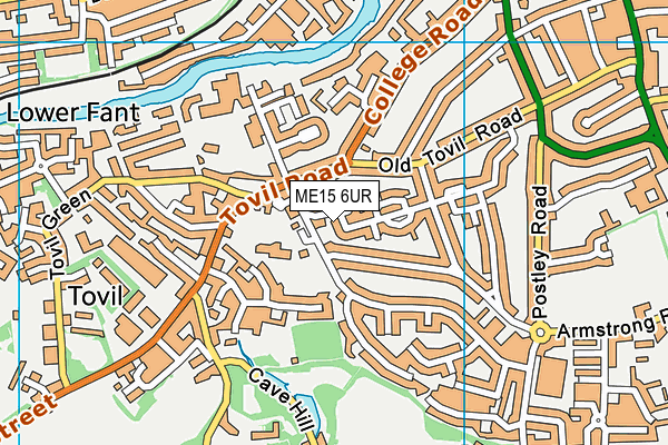 ME15 6UR map - OS VectorMap District (Ordnance Survey) ME15 6UR map - OS VectorMap District (Ordnance Survey)