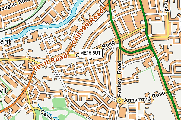 ME15 6UT map - OS VectorMap District (Ordnance Survey) ME15 6UT map - OS VectorMap District (Ordnance Survey)