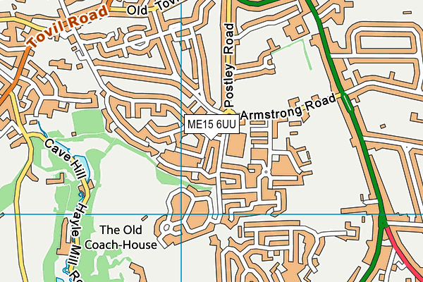 ME15 6UU map - OS VectorMap District (Ordnance Survey) ME15 6UU map - OS VectorMap District (Ordnance Survey)