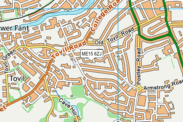 ME15 6ZJ map - OS VectorMap District (Ordnance Survey) ME15 6ZJ map - OS VectorMap District (Ordnance Survey)