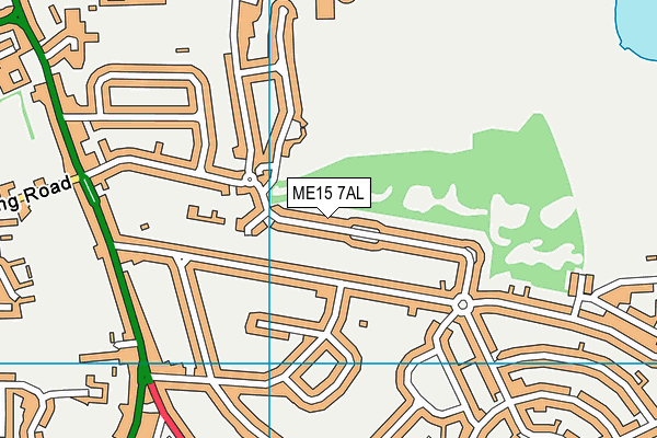 ME15 7AL map - OS VectorMap District (Ordnance Survey) ME15 7AL map - OS VectorMap District (Ordnance Survey)