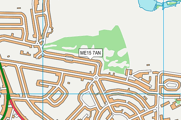 ME15 7AN map - OS VectorMap District (Ordnance Survey) ME15 7AN map - OS VectorMap District (Ordnance Survey)