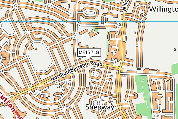 ME15 7LG map - OS VectorMap District (Ordnance Survey) ME15 7LG map - OS VectorMap District (Ordnance Survey)