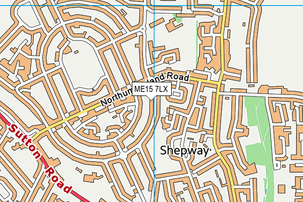 ME15 7LX map - OS VectorMap District (Ordnance Survey) ME15 7LX map - OS VectorMap District (Ordnance Survey)