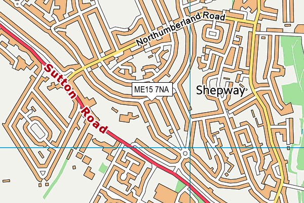 ME15 7NA map - OS VectorMap District (Ordnance Survey) ME15 7NA map - OS VectorMap District (Ordnance Survey)