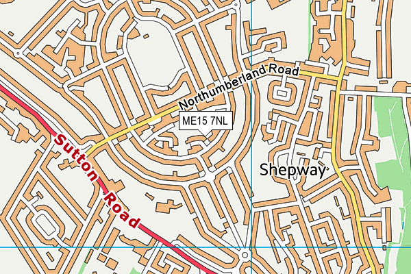 ME15 7NL map - OS VectorMap District (Ordnance Survey) ME15 7NL map - OS VectorMap District (Ordnance Survey)