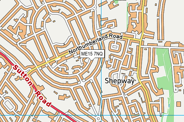 ME15 7NQ map - OS VectorMap District (Ordnance Survey) ME15 7NQ map - OS VectorMap District (Ordnance Survey)
