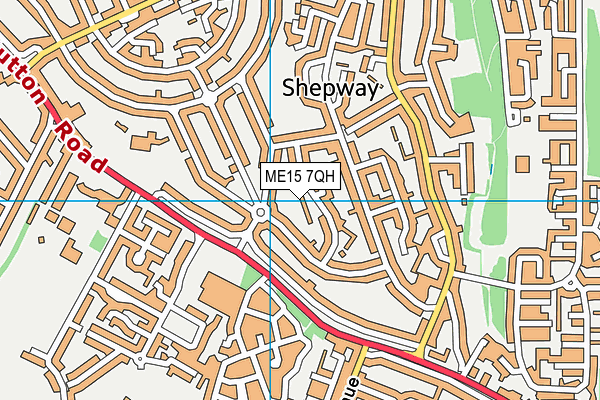ME15 7QH map - OS VectorMap District (Ordnance Survey) ME15 7QH map - OS VectorMap District (Ordnance Survey)