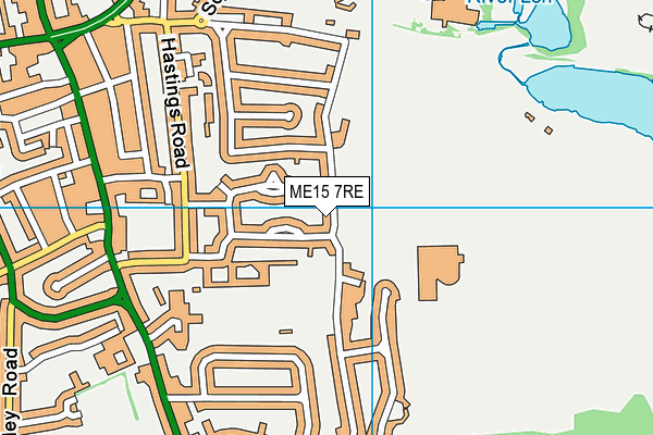ME15 7RE map - OS VectorMap District (Ordnance Survey) ME15 7RE map - OS VectorMap District (Ordnance Survey)
