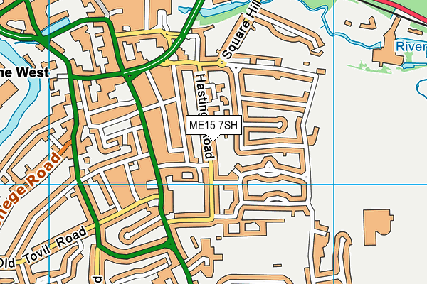 ME15 7SH map - OS VectorMap District (Ordnance Survey) ME15 7SH map - OS VectorMap District (Ordnance Survey)