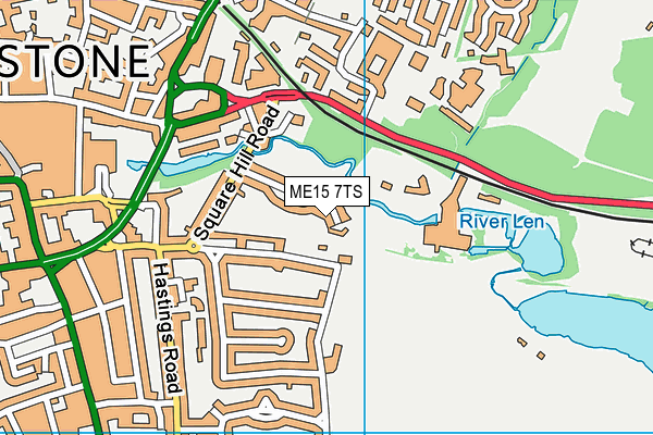 ME15 7TS map - OS VectorMap District (Ordnance Survey) ME15 7TS map - OS VectorMap District (Ordnance Survey)
