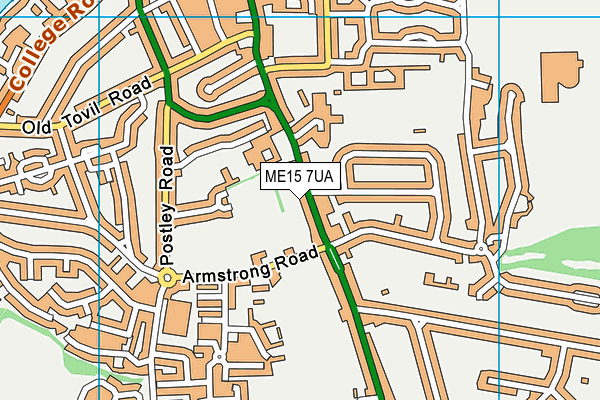 ME15 7UA map - OS VectorMap District (Ordnance Survey) ME15 7UA map - OS VectorMap District (Ordnance Survey)
