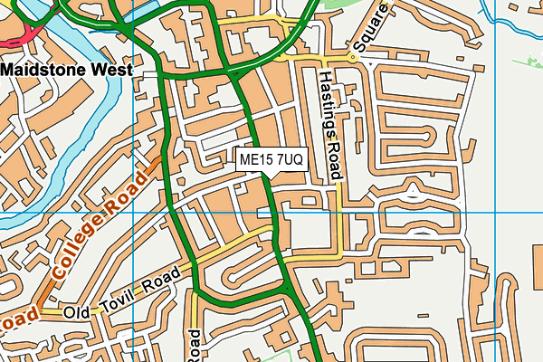 ME15 7UQ map - OS VectorMap District (Ordnance Survey) ME15 7UQ map - OS VectorMap District (Ordnance Survey)