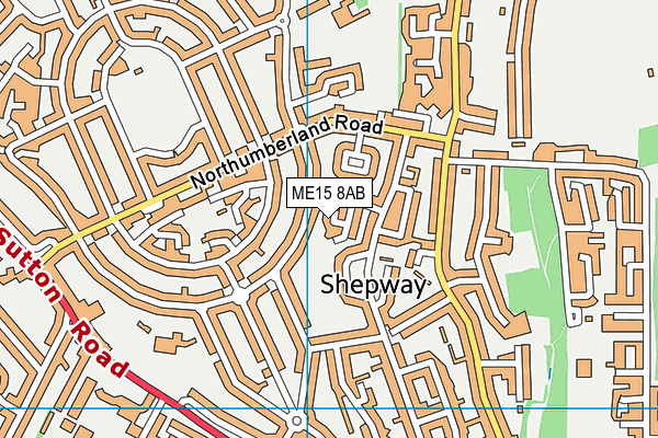 ME15 8AB map - OS VectorMap District (Ordnance Survey) ME15 8AB map - OS VectorMap District (Ordnance Survey)