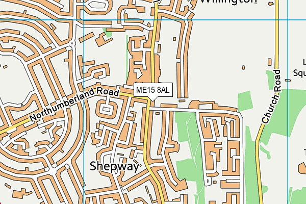 ME15 8AL map - OS VectorMap District (Ordnance Survey) ME15 8AL map - OS VectorMap District (Ordnance Survey)
