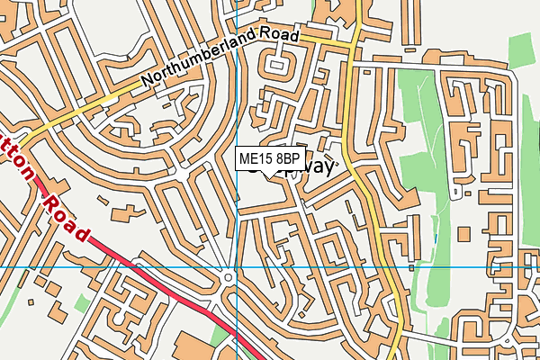 ME15 8BP map - OS VectorMap District (Ordnance Survey) ME15 8BP map - OS VectorMap District (Ordnance Survey)