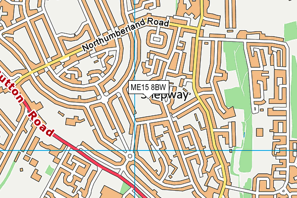 ME15 8BW map - OS VectorMap District (Ordnance Survey) ME15 8BW map - OS VectorMap District (Ordnance Survey)