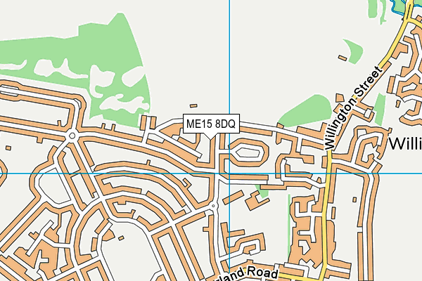ME15 8DQ map - OS VectorMap District (Ordnance Survey) ME15 8DQ map - OS VectorMap District (Ordnance Survey)