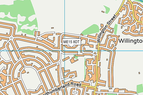 ME15 8DT map - OS VectorMap District (Ordnance Survey) ME15 8DT map - OS VectorMap District (Ordnance Survey)
