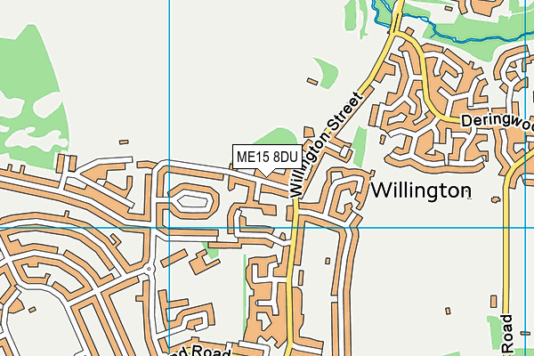 ME15 8DU map - OS VectorMap District (Ordnance Survey) ME15 8DU map - OS VectorMap District (Ordnance Survey)