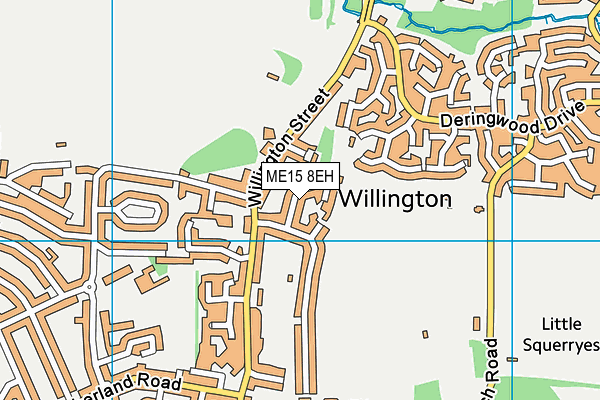 ME15 8EH map - OS VectorMap District (Ordnance Survey) ME15 8EH map - OS VectorMap District (Ordnance Survey)