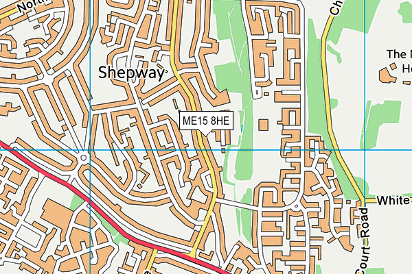 ME15 8HE map - OS VectorMap District (Ordnance Survey) ME15 8HE map - OS VectorMap District (Ordnance Survey)