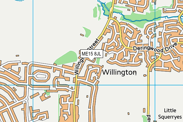 ME15 8JL map - OS VectorMap District (Ordnance Survey) ME15 8JL map - OS VectorMap District (Ordnance Survey)