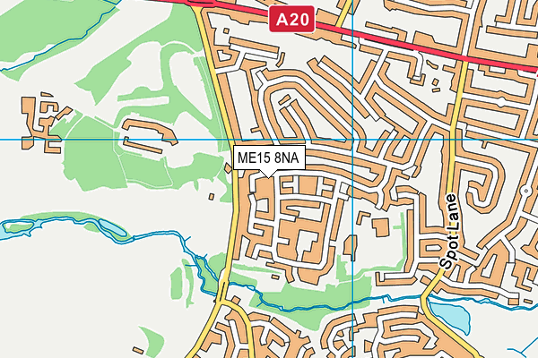 ME15 8NA map - OS VectorMap District (Ordnance Survey) ME15 8NA map - OS VectorMap District (Ordnance Survey)