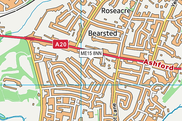 ME15 8NN map - OS VectorMap District (Ordnance Survey)